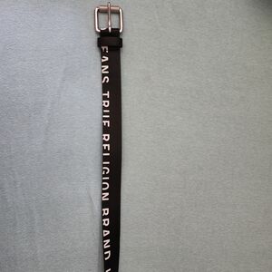 Mens True Religion Black Belt